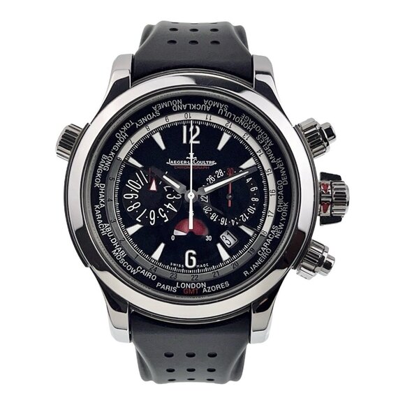 Jaeger-LeCoultre Stainless Steel Black Dial 46mm Automatic Mens Watch Q1768470 - Picture 1 of 8